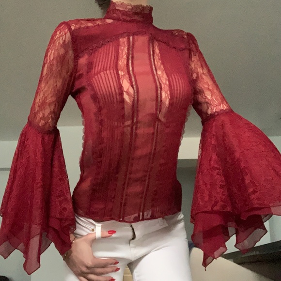 Alice + Olivia
Ivy Handkerchief Lace Top - Picture 3 of 6